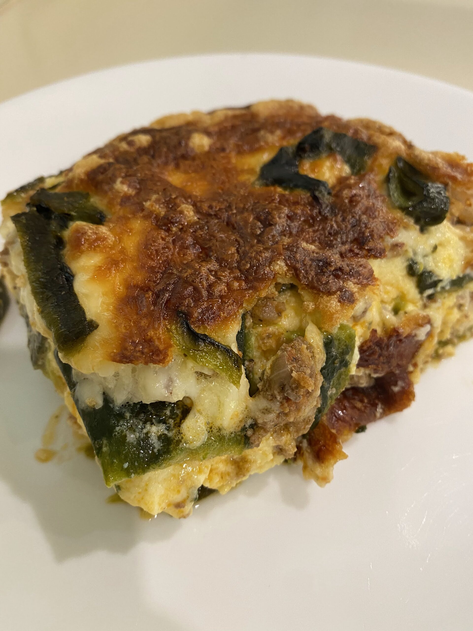 keto-chile-poblano-casserole-closeup